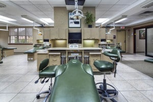 The exam set up at Dr. Debra Duffy DDS, PA
